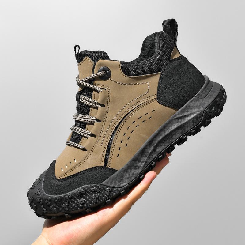 Herren- und Damenschuhe Outdoor Leder Paare High-Top Baumwolle Verdickt Martin Stiefel