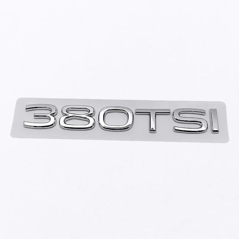 Car Rear Trunk Letters Badge 280TSI 300TSI 330TSI 380TSI Sticker for Golf Lavida Santana Touran Passat B5 Scirocco