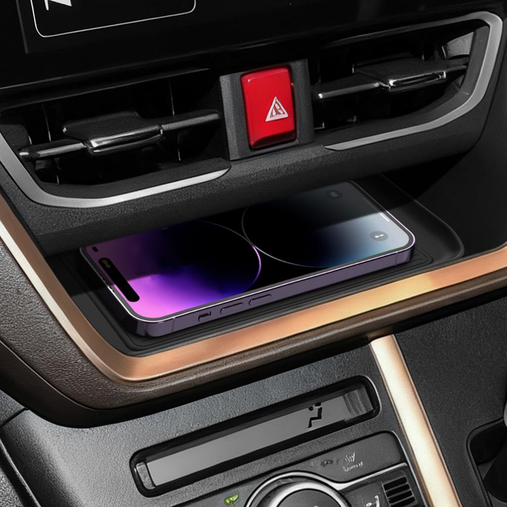 for Daihatsu MOVE LA850S/LA860S 2025 Wireless Charging Pad Non-slip Pad Phone Charger Protective Mat Car Interior Accessories