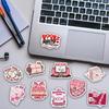 Valentine's Day Bookish Sticker Set: 50 Decorative Stickers for Water Bottles, Phone Cases, & Notebooks