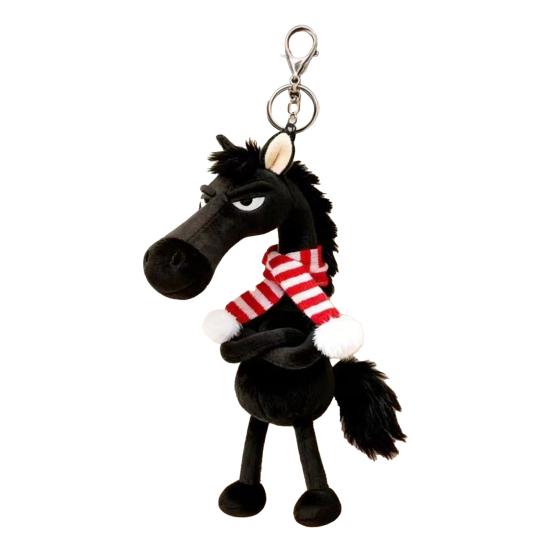 Horse Pendant Plush Material Bag Keychain 2026 Year of Horse Pendant Soft Texture Horse Charm Handbag Decoration