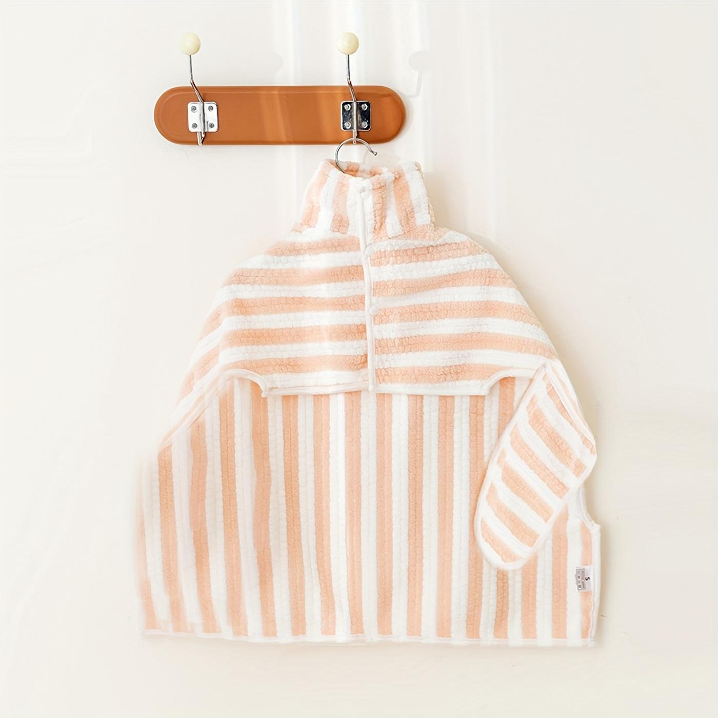 

Ультраабсорбирующий халат для собак из микрофибры — быстросохнущее, мягкое и уютное полотенце для домашних животных, подходящее для принятия душа и ухода за шерстью — идеально подходит для всех пород S розовый