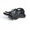 Zinc Alloy Men's Chinese Dragon Belt Buckle – Trendy Smooth Snap Design