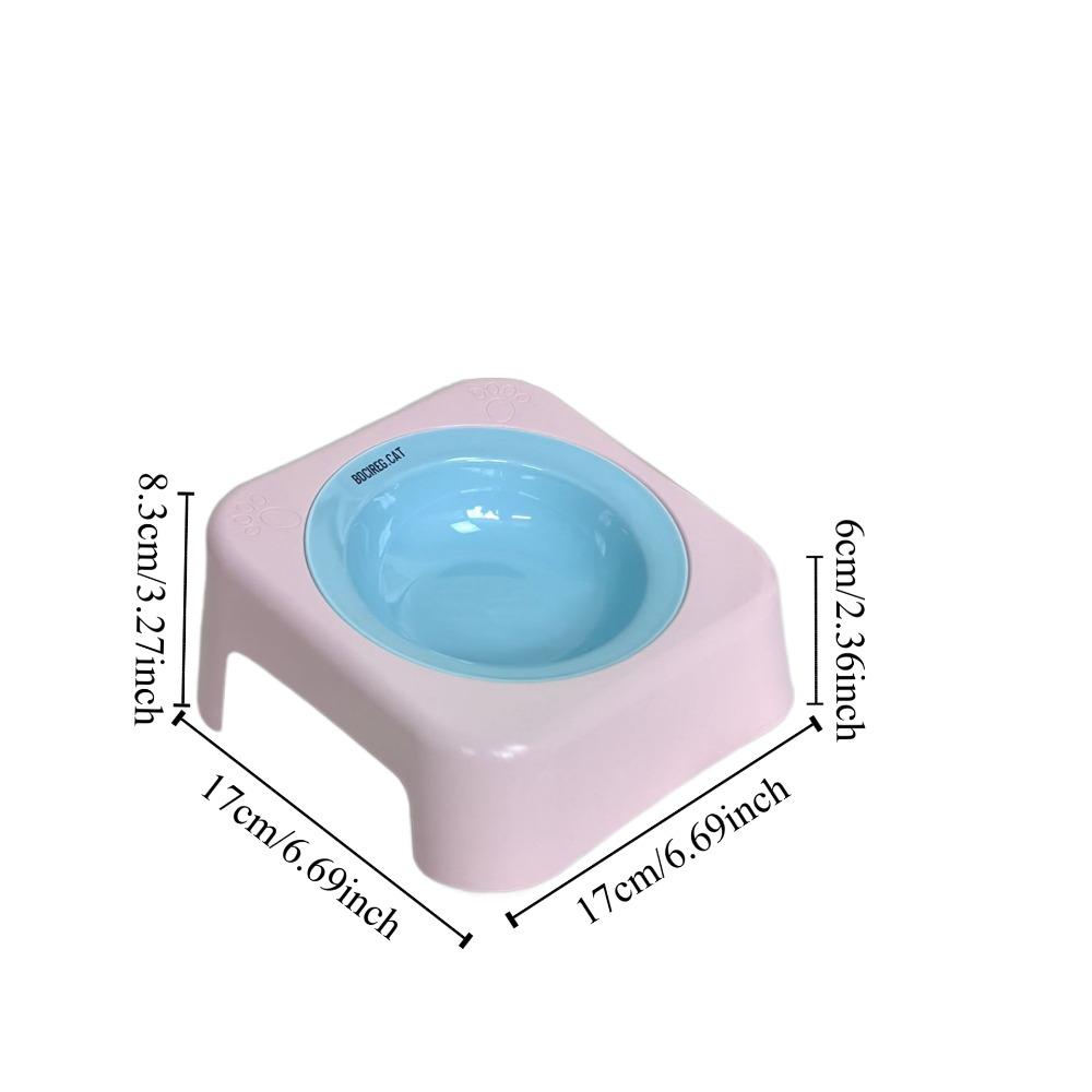 Dopamine Flying Disc Bowl Anti Overturning Eating Bowl Creative Drinking Bowl Neck Guard