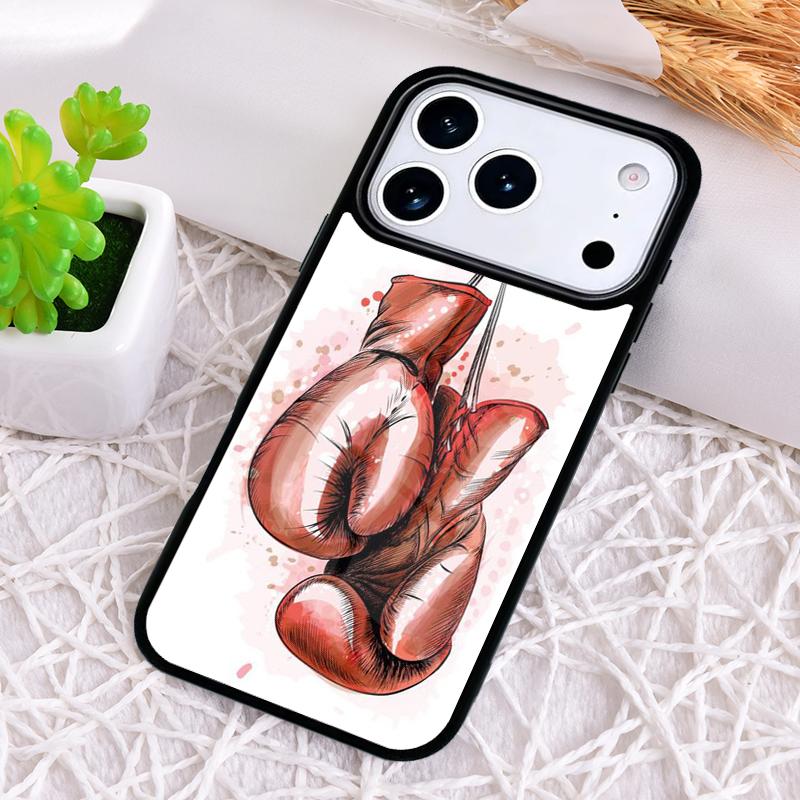 Boxing Gloves print Phone Case for iPhone 17 Air 16 15 11 12 14 13 Pro Max Shockproof Cover