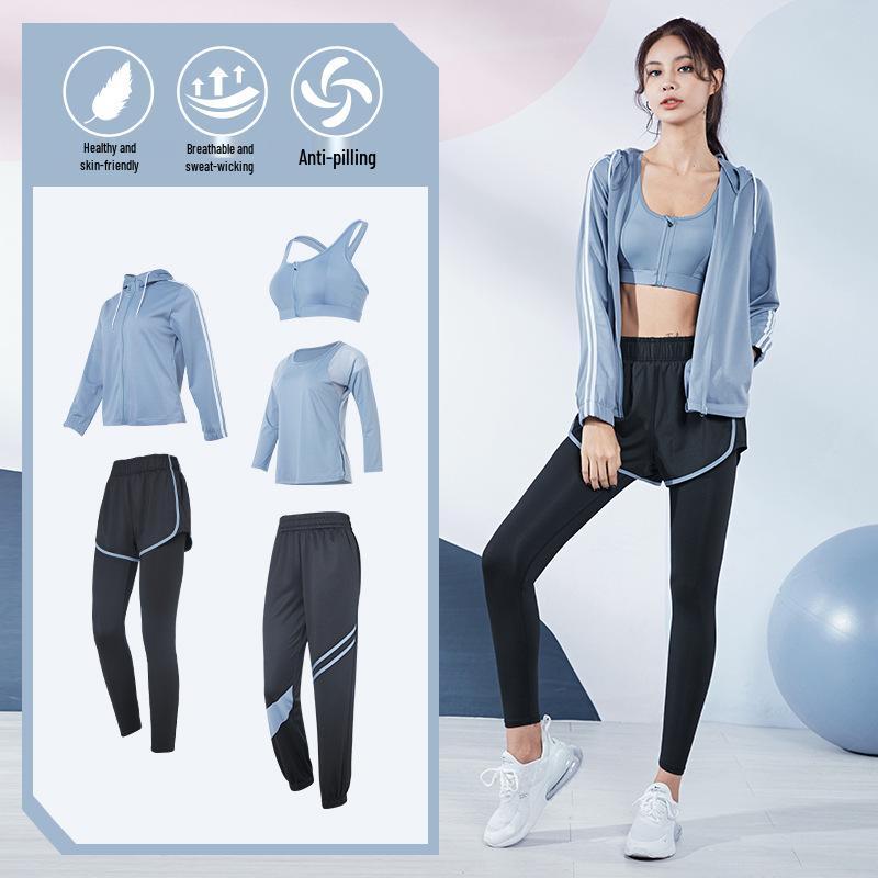 Plus Size Loose-Fit Yoga Set - Breathable, Quick-Dry Sportswear for Running and Fitness