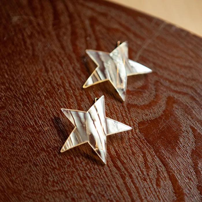 star aurora hair pin - yellow gold