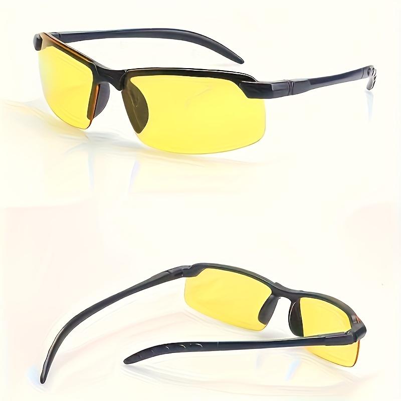 1PC night vision glasses, double lenses, PC polycarbonate frame and lenses, no degree, for men and women, day and night driving