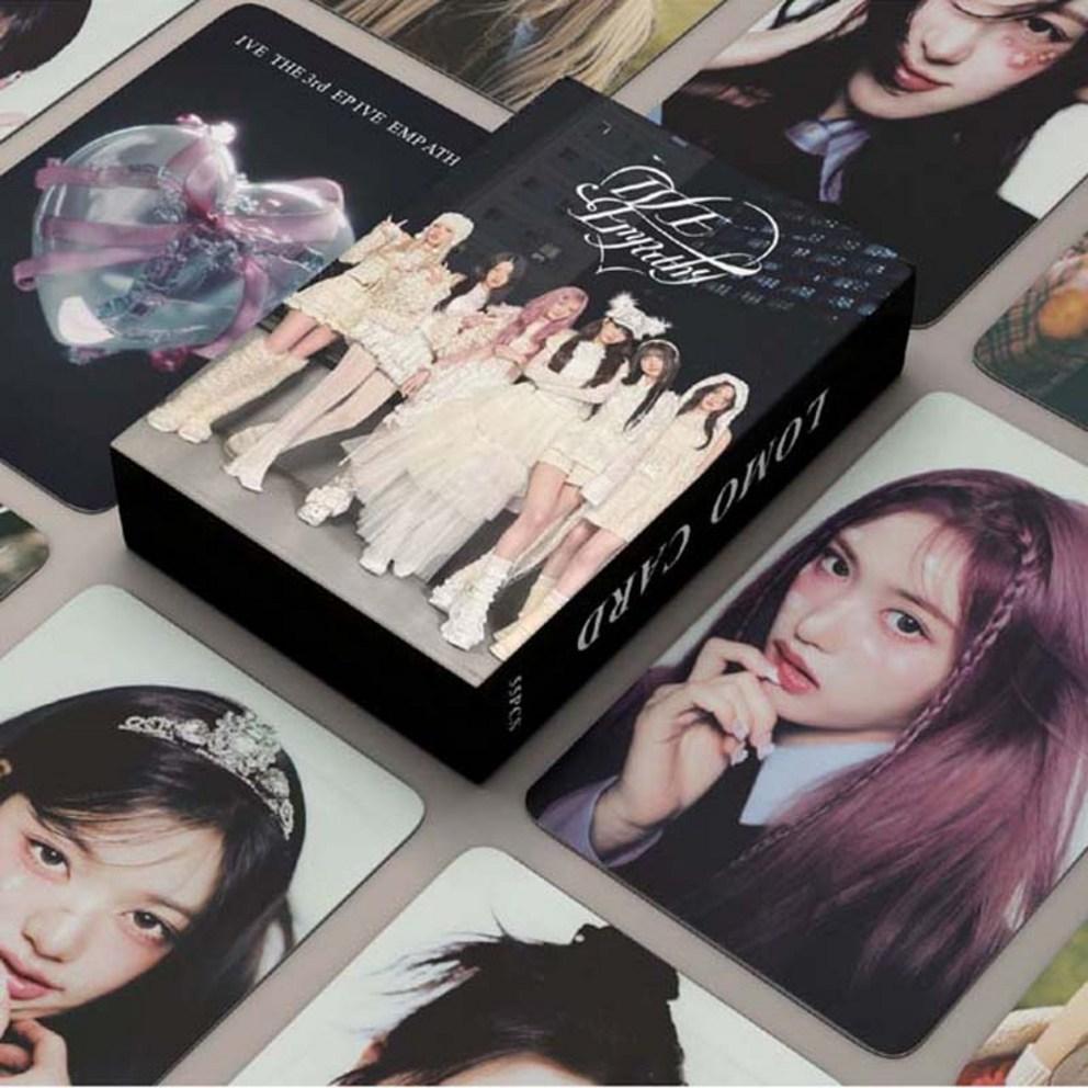 Ive Empathy EMPATHY Level Heart Attitude Photocard 1 Box (55 Pieces) / Jang Won-young, An Yu-jin, Ray, Lee Seo, Gaeul, Liz