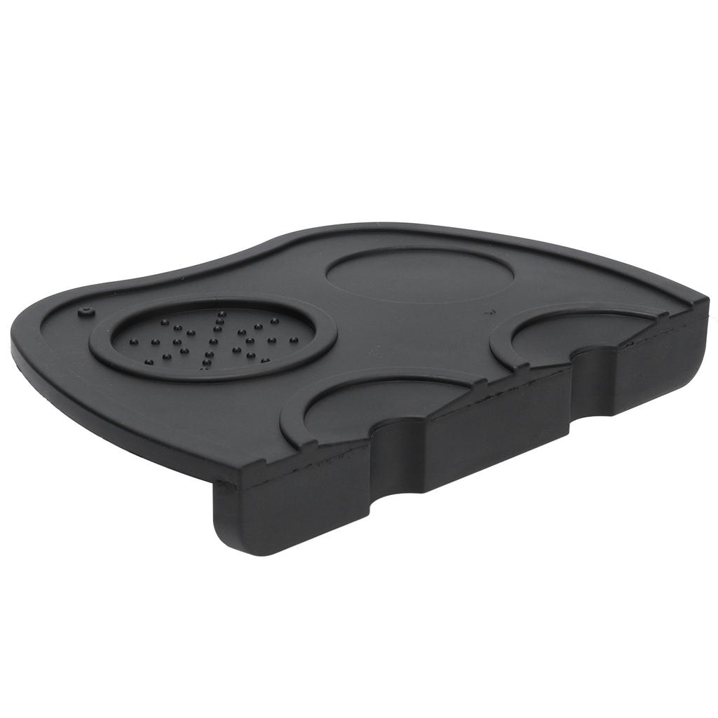 Silicone Coffee Tamper Pad Anti Slip Soft Tamper Mat Heat Resistant Corner Tamping Mat for Home