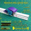 Non-slip Aluminum Alloy Straight Cutting & Utility Ruler