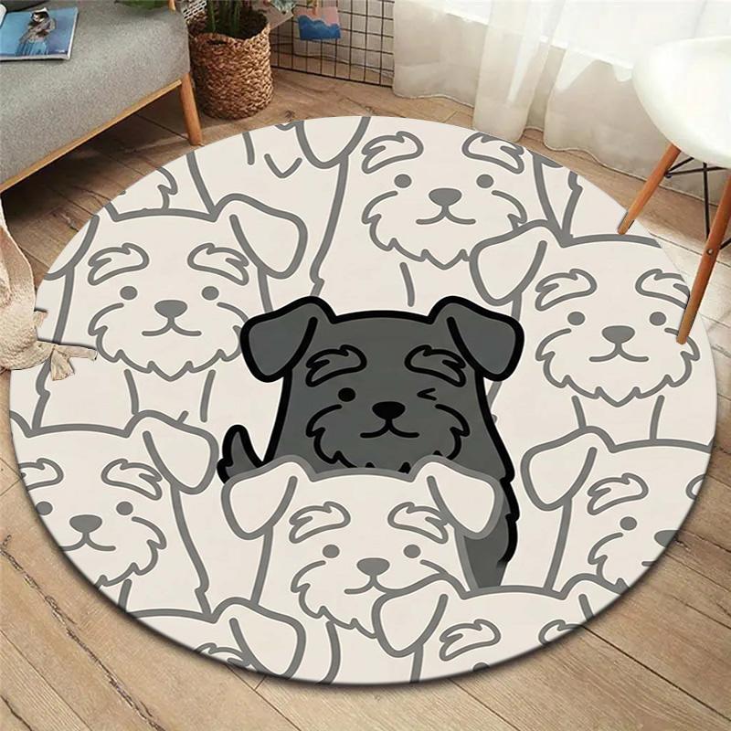 

1Pc schnauzerterrier Print Flannel Blanket, High quality Comfortable for All Seasons, Home Decor, Warmth and Comfort, Perfect for Christmas Gifts 80cmx80cm