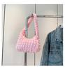 Cute Bubble Single Shoulder Bag For Daily Use With Zipper Closure And Polyester Lining