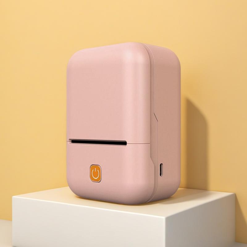 Label Paper Printer Mini Portable Label Thermal Printer Educational Supplies Name Sticker Printer for Student Title Error Note