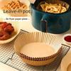 50pcs/set Air Fryer Disposable Paper Parchment Wood Pulp Steamer Cheesecake Air Fryer Accessories Baking Paper For Air Fryer