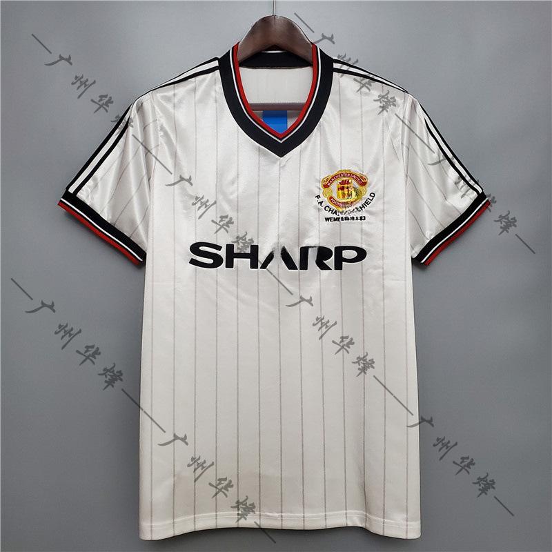 Vintage football jersey 1998 Man L home Beckham Ronaldo Rooney Cantona football jersey print number S