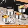 304 Stainless Steel 3-Layer Insulated Lunch Box
