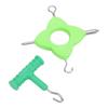 Carp Fishing Knot Puller Tool Set Stainless Steel Bright Color Versatile Fishing Bait Tightener Rig Set for Outdoor