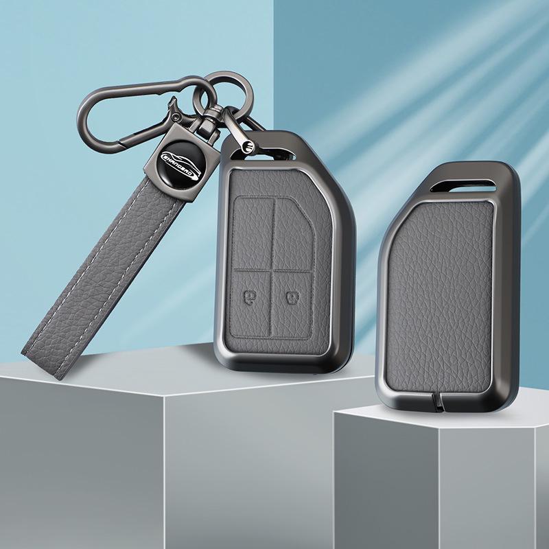 Volvo C-Type Elephant Grey Car Key Case