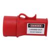 Pin and Sleeve Socket Lockout Device Waterproof Plug Lockout Lock And Safety Padlock Set with Keys 2in Diameter