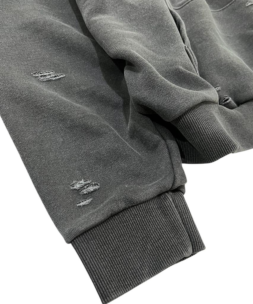 SK8ER ROCK Lost Archive Grunge Hoodie (Black)