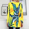 Plus Size Women Crew Neck Long Sleeve Tunic Soft Oversized Tops For Household Chores And Outdoor Walks