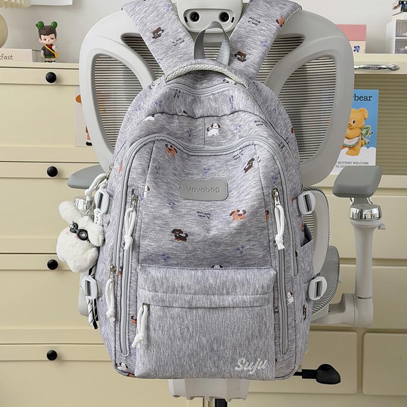 Schoolbag high value small fresh sweet versatile backpack cute cartoon large capacity backpack junior high school college student schoolbag