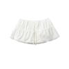 Zbzr Spring New Women Clothes Western Style Fashion Lace Trim Bow Drawstring Small Top Elastic Short Culottes