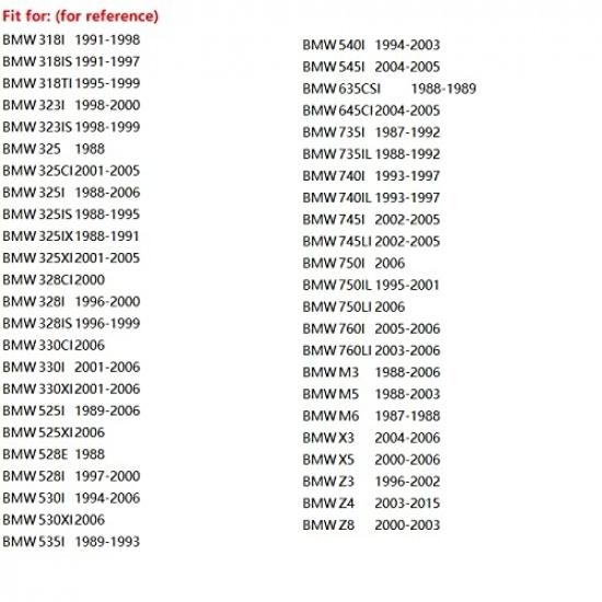 Riloer Engine Oil Pressure Switch 12618611273; 12611710509; 12611730160; 12617568480 Compatible with BMW 318I 318IS 525XI 635CSI 645CI 745LI 760LI M3