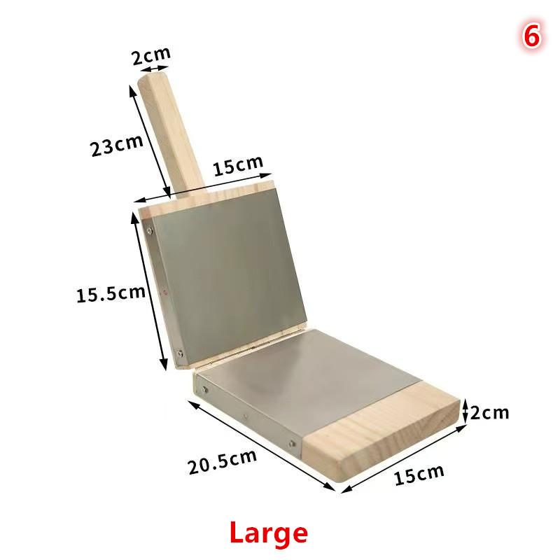 Wooden Press for Dumpling Dough Handmade Tortilla Presser Baking Pastry Mold for Kitchen Cooking and Baking Needs
