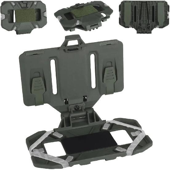 NEW Generation Molle Mobile Phone Carrier, Quick Access Folding Holder, Tactical Vest Chest Bracket, Airsoft Guard Carrier