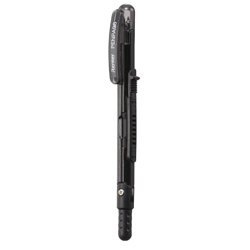 Raymay Fujii Compass Pen Pen, Mechanical Pencil Type, Black JC903B