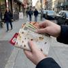 Multiple Compartments Burrito Wallet Magnetic Wrap Leather Card Holder  Gift Giving