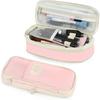 Canvas Pencil Case Compact Expandable Large Capacity Zipper Closure Pen Case Multifunctional Storage Bag Stationery Holder