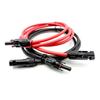 1 Pair Solar Panel Extension Cable Copper Wire Black and Red with Solar Connector Solar PV Cable 6/4mm2 10/12 AWG 1/3/5/10Meters