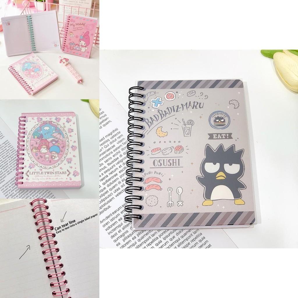 Cute Kuromi A6 Date Book Notebook Sanrio Design With Spiral Bound Lined Sheets