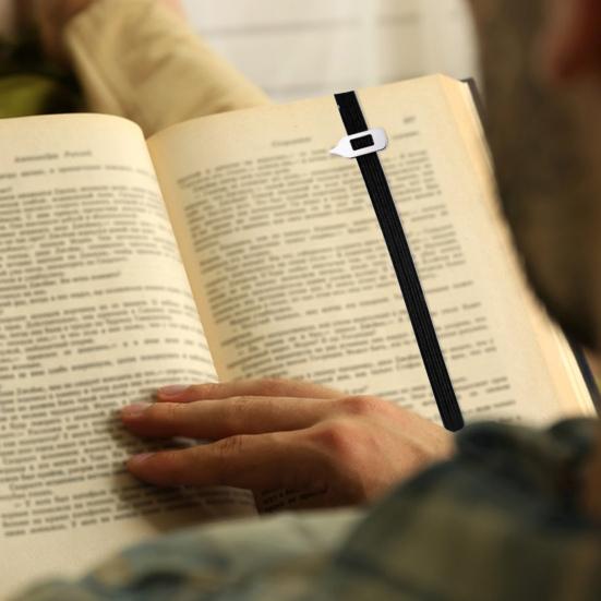 Elastic Bookmarks Metal Pointer Reading Node Locator Bookmarks Imprint Free Locator Bookmarks Practical Tool