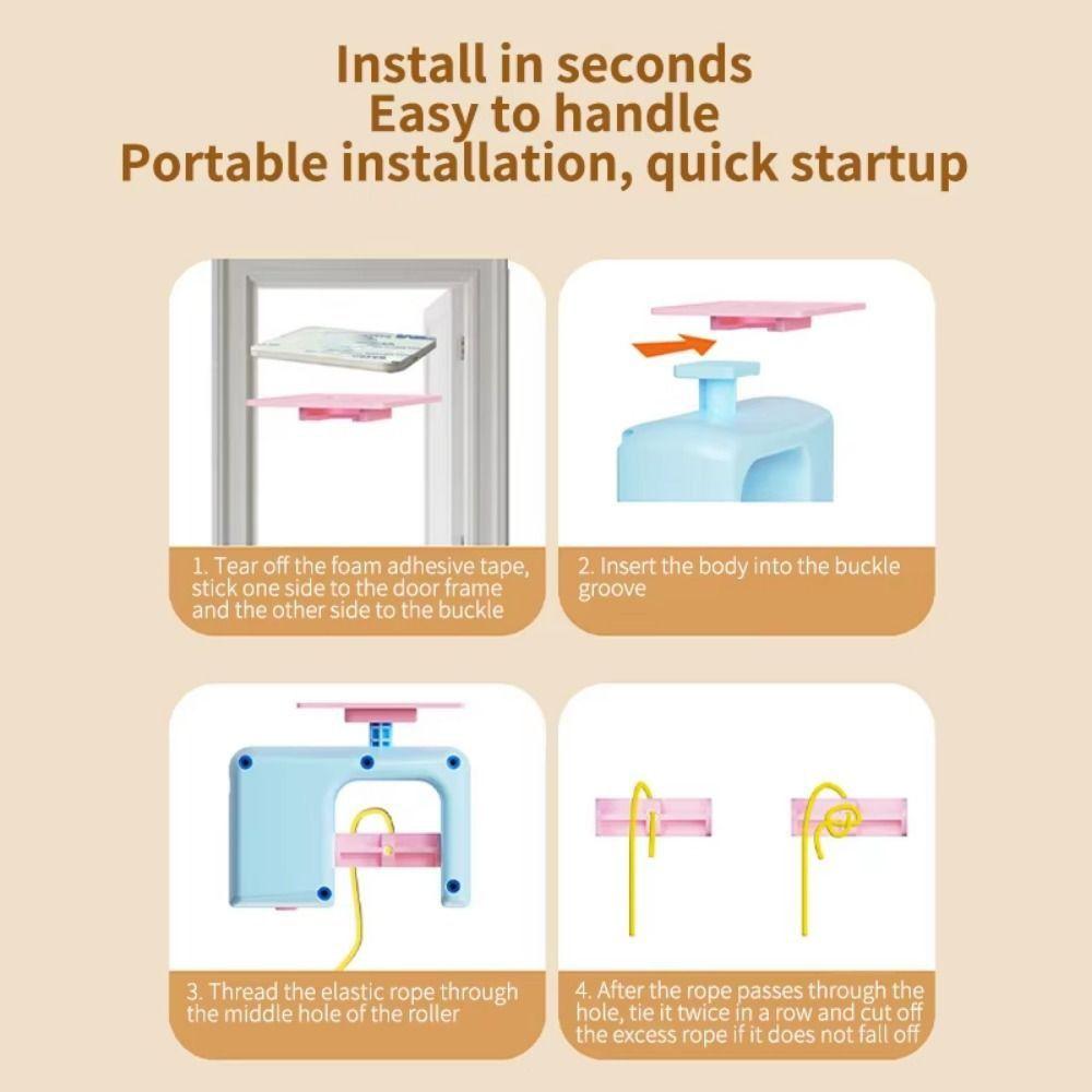 Elastic Rope Electric Door Hanging Toy Automatic Lifting Interactive Cat Yoyo Ball Indoor Exercise