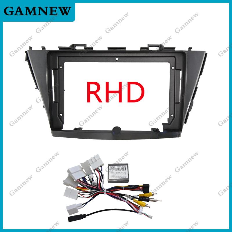 9 Inch Car Frame Fascia Adapter For Toyota Prius Plus V Alpha 2011-2021 Android Radio Dash Fitting Panel Kit