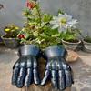 Handcrafted Medieval Knight Gloves Steel Leather Gauntlets for Cosplay