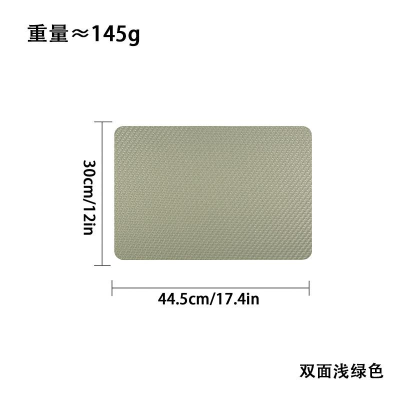 Nordic light luxury PVC leather placemat Western food mat Thermal insulation pad Anti-oil pad Small woven coaster Anti-scalding pad