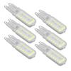 6pcs G9 LED Bulbs 7W Dimmable 360 degrees  Illumination Replacement Light Bulb for Wall Desk Cabinet Lamp