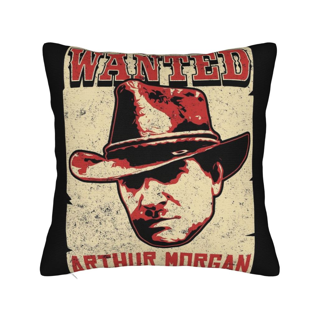 Arthur Morgan Pillowcase Soft Fabric Cushion Cover Decor  Throw Pillow Case Cover Chair Zippered 40*40cm