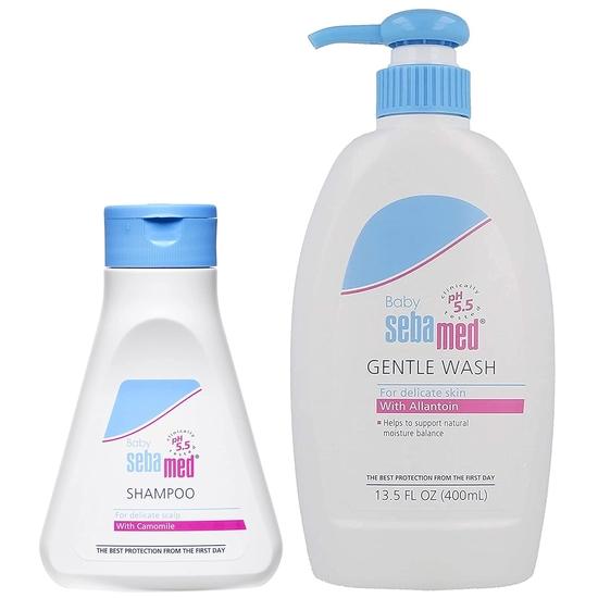 

SebaMed Baby Wash Extra Soft 400Ml & Baby (Children) Shampoo 150ml Combo