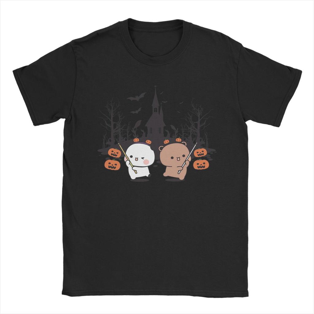 Bubu Dudu In Love Halloween T Shirts Men 100% Cotton Funny T-Shirt Crew Neck Tees Short Sleeve Clothing 6XL