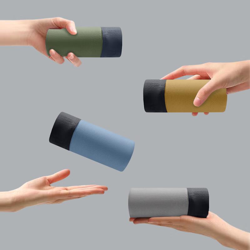 GUJIN Men's Pure Cotton Antibacterial Sports Briefs