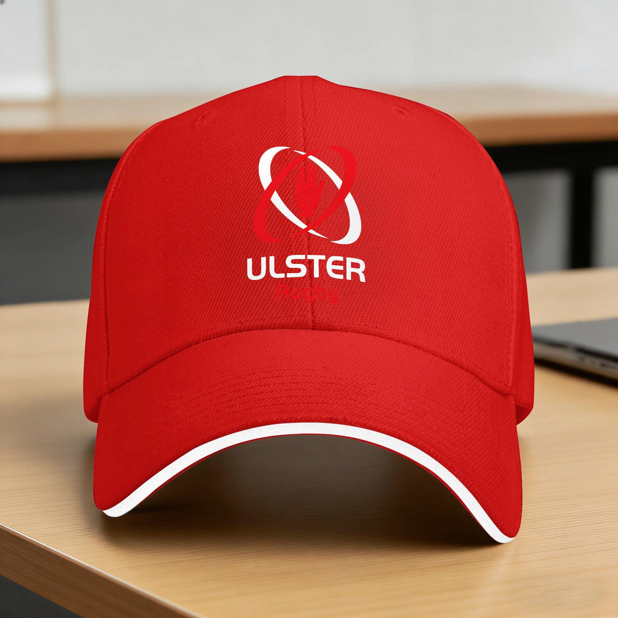 IRFU Iconic Ulster Rugby Baseball Cap Stylish UnisexTeens Trucker Hat Breathable Design Kpop Rock Baseball Caps Gift Idea One Size