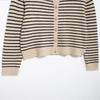 2024 Autumn Striped Print Long-Sleeve Knit Cardigan for Women