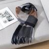 Plaid scarf men's autumn and winter classic trendy earth color warm versatile imitation cashmere scarf for boyfriend