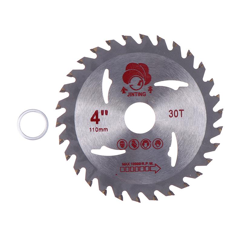 

4 40T Диск для циркулярної пилки Дереворізний диск 110*20 мм Верстатний різак для дерева пластику металу Обертовий інструмент Електроінструмент Аксесуар